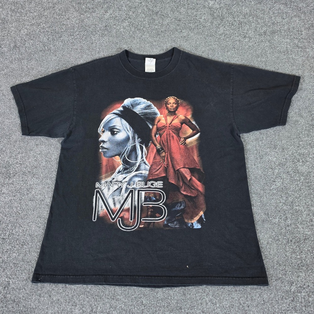 2006 Mary J Blige The Breakthrough Experience Tour T-Shirt Black Anvil Large